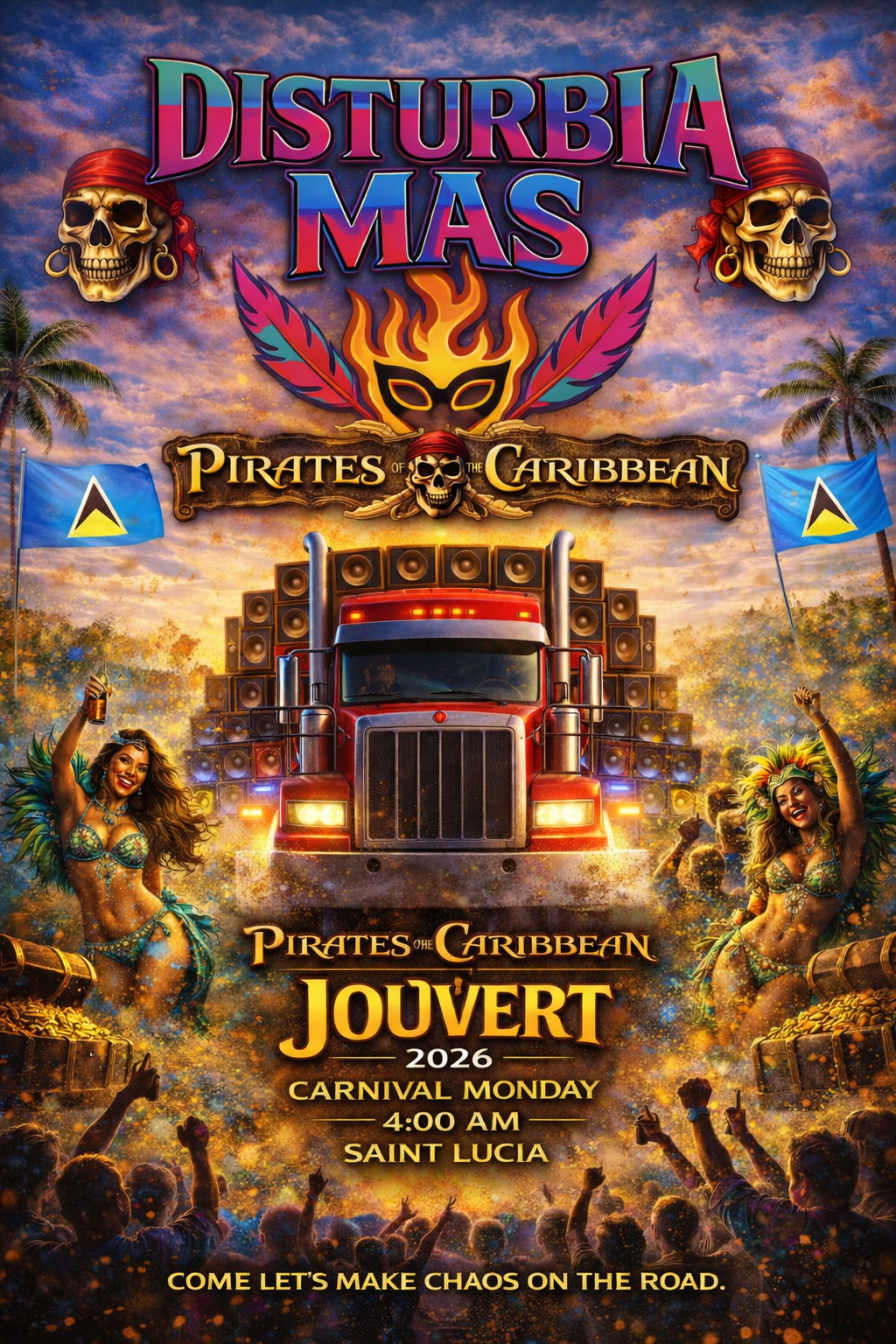 Disturbia Mas - Pirates of the Caribbean Jouvert 2026